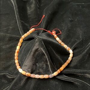 16” Orange and Red Agate Barrel Beads—Gorgeous!